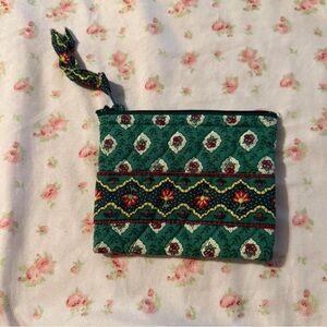 VERA BRADLEY Vintage Greenfield Coin Purse